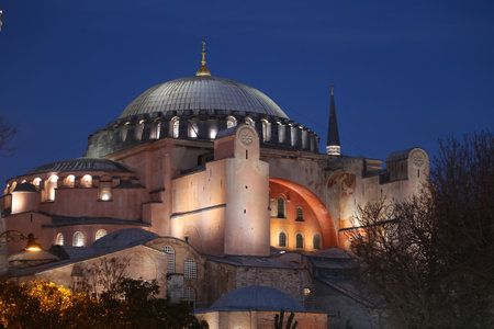 Hagia Sophia museum in Istanbul City, Turkeyのeditorial素材