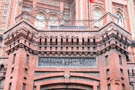 Phanar Greek Orthodox College in Istanbul City, Turkeyのeditorial素材