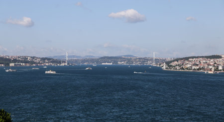 Bosphorus Strait in Istanbul City, Turkey