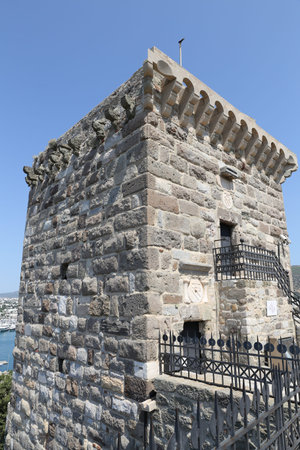 Bodrum Castle in Aegean Coast of Turkeyのeditorial素材