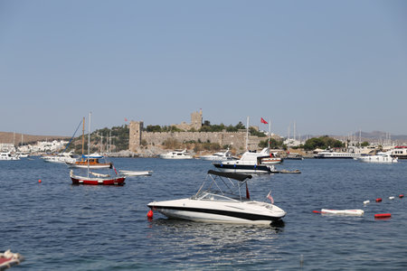 Bodrum Castle in Aegean Coast of Turkeyのeditorial素材