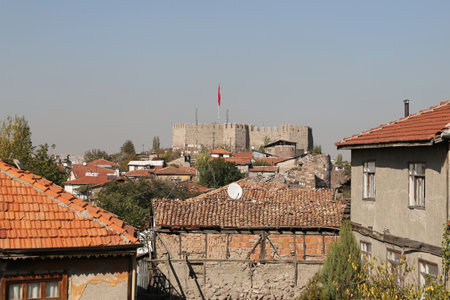 Ankara Castle in Ankara City in Turkeyのeditorial素材