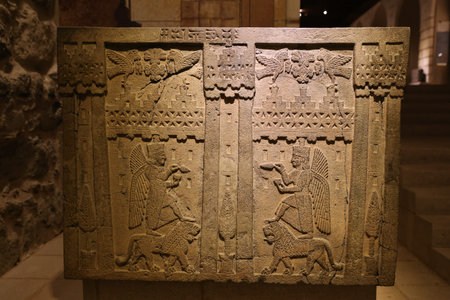 Old Carving in Museum of Anatolian Civilizations, Ankara, Turkey