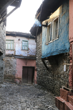 Street in Cumalikizik Village, Bursa City, Turkeyの写真素材