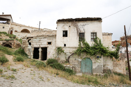 Old Houses in Avanos Town, Nevsehir City, Turkeyの写真素材