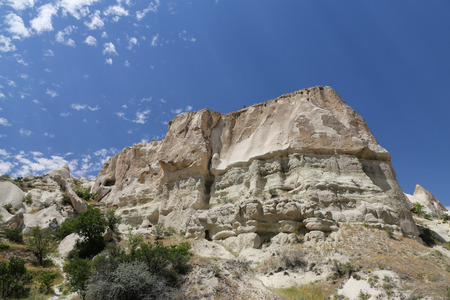 Pigeons Valley in Nevsehir City, Cappadocia, Turkeyの写真素材
