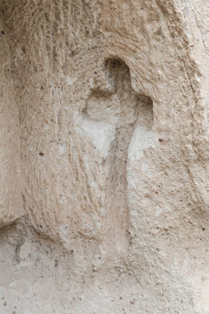 Cross in a Cave Church, Pasabag Valley, Cappadocia, Turkeyのeditorial素材