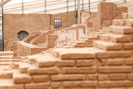 Paintings in Terrace Houses in Ephesus Ancient City, Izmir, Turkeyのeditorial素材