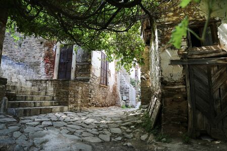 Street in Sirince Village, Izmir City, Turkeyの写真素材