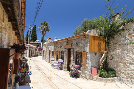 Street in Old Datca, Mugla City, Turkeyの写真素材