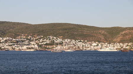 Bodrum Town in Aegean Coast of Turkeyの写真素材