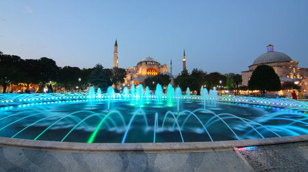 Hagia Sophia Museum in Istanbul City, Turkeyのeditorial素材