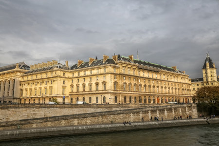 An Old Building in Paris City, Franceのeditorial素材