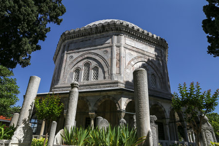 Domed Mausoleum of Hurrem Sultan in Istanbul City, Turkeyのeditorial素材