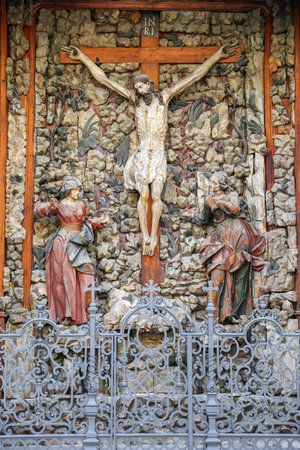 Cross in Armenian Cathedral of Lviv City, Ukraineのeditorial素材