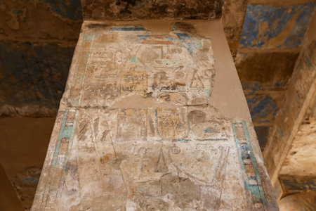 Hieroglyphics in Karnak Temple, Luxor City, Egypt