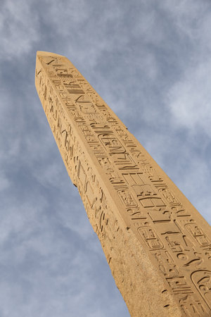 Obelisk in Karnak Temple, Luxor City, Egypt