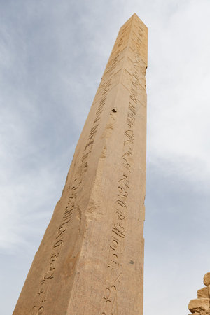 Obelisk in Karnak Temple, Luxor City, Egypt