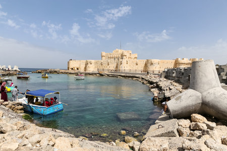 Citadel of Qaitbay in Alexandria City, Egypt