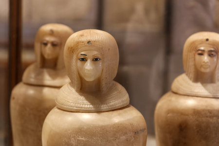 Hieroglyphics in Egyptian Museum, Cairo City, Egyptのeditorial素材