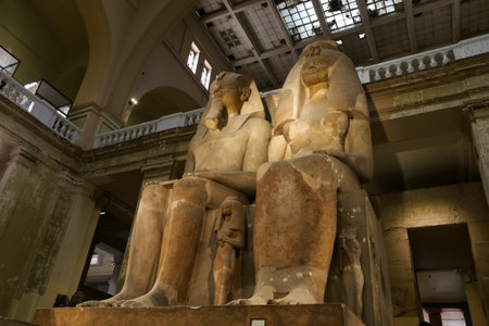 Staue in Egyptian Museum, Cairo City, Egypt