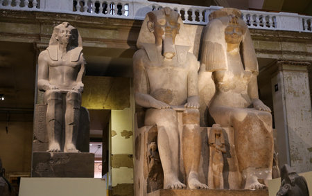 Staue in Egyptian Museum, Cairo City, Egypt