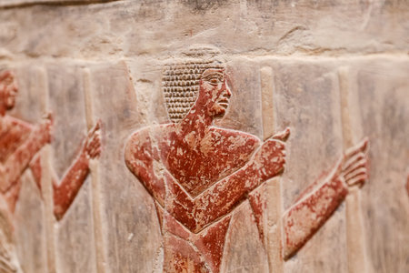 Scenes in Saqqara Necropolis, Cairo City, Egypt