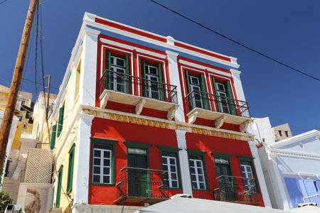 Traditional House in Symi Island in Greece