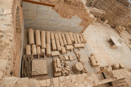 Terrace Houses in Ephesus Ancient City, Izmir City, Turkeyの写真素材