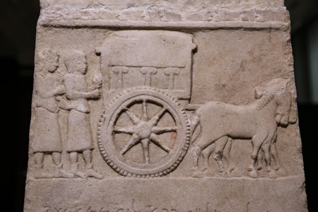 Staue in Istanbul Archaeology Museum, Istanbul City, Turkeyのeditorial素材