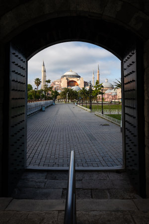 Hagia Sophia Museum in Sultanahmet, Istanbul City, Turkeyのeditorial素材