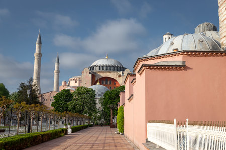 Hagia Sophia Museum in Sultanahmet, Istanbul City, Turkeyのeditorial素材