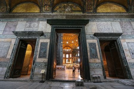 Hagia Sophia Museum in Istanbul City, Turkeyのeditorial素材