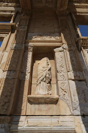 Ennoia, Intelligence Statue in Ephesus Ancient City, Selcuk Town, Izmir City, Turkeyの写真素材