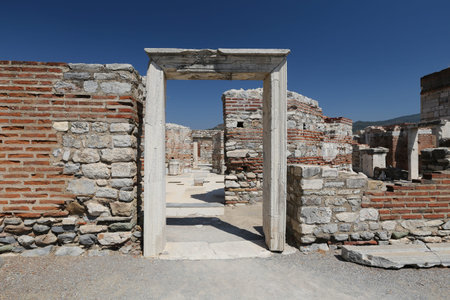 Baptistery of Basilica of St. John in Selcuk Town, Izmir City, Turkey
