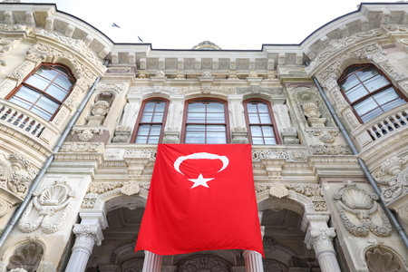 Kucuksu Palace in Beykoz, Istanbul City, Turkeyのeditorial素材