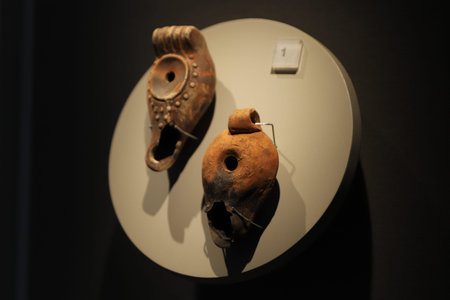 ISTANBUL, TURKEY - JANUARY 18, 2021: Historical artifacts in Galata Tower
