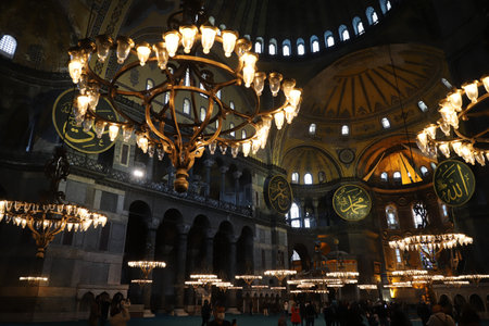 Hagia Sophia Mosque in Istanbul City, Turkeyのeditorial素材