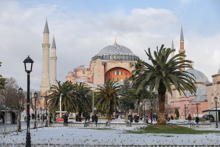 Hagia Sophia in Sultanahmet, Istanbul City, Turkeyのeditorial素材