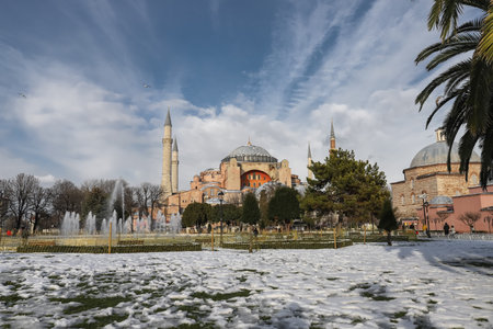 Hagia Sophia in Sultanahmet, Istanbul City, Turkeyのeditorial素材