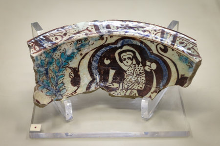 Turkish Ceramics in Istanbul Archaeological Museums, Istanbul City, Turkeyのeditorial素材