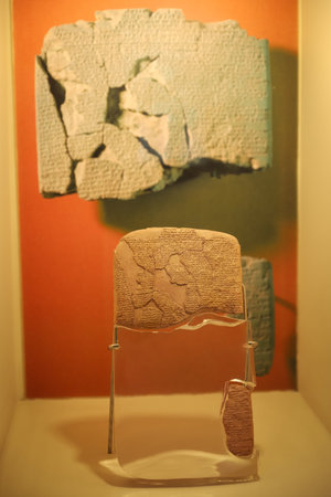 Treaty of Kadesh in Istanbul Archaeology Museum, Istanbul, Turkeyのeditorial素材