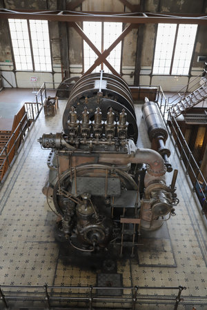 Old Engine of an old Power Plant