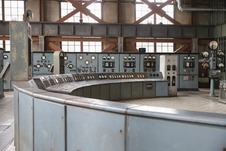 Control Panel of an old Power Plant