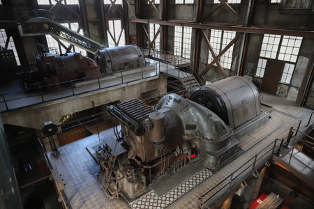 Old Engine of an old Power Plant