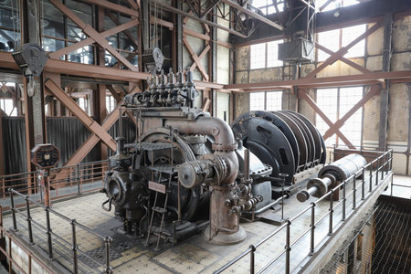Old Engine of an old Power Plant