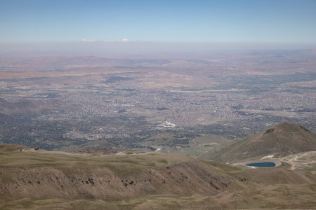 Aerial view of Kayseri City in Turkey