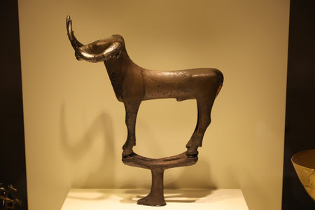Statue in Museum of Anatolian Civilizations, Ankara City, Turkeyのeditorial素材