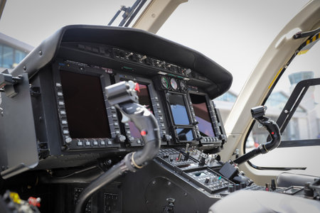 ANKARA, TURKEY - JUNE 26, 2021: Turkish Police Force Bell 429 GlobalRanger Helicopter performingのeditorial素材