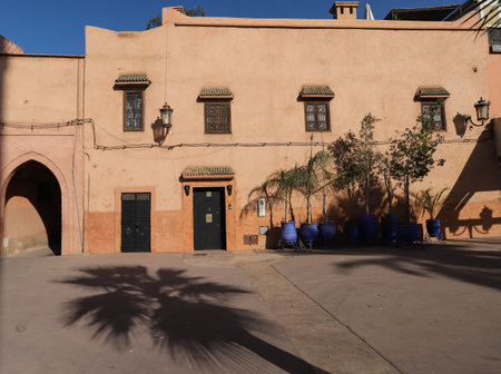 A Traditional Building in Marrakech City, Moroccoの写真素材